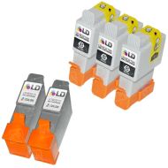 Inkjet Supplies for Canon Printers - Remanufactured Bulk Set of 5 Ink Cartridges - 3 Black Canon BCI21B and 2 Color Canon BCI21C