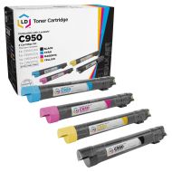Lexmark Remanufactured C950 EHY (Bk, C, M, Y) Toner Set
