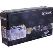 Genuine Lexmark C736H4YG HY Yellow Toner