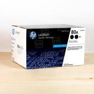 OEM HP 80A 2-pack Black LaserJet Toner Cartridges, CF280AD1