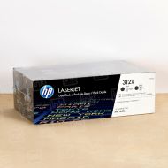 OEM HP 312X 2-pack High Yield Black LaserJet Toner Cartridge, CF380XD