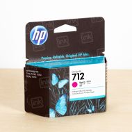 Original HP 712 29ml Magenta DesignJet Ink Cartridge, 3ED68A