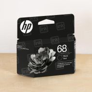 Original HP 68 Black Ink Cartridge, 7FP21TN