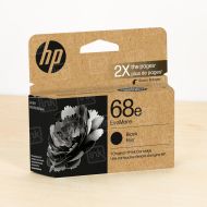 Original HP 68e EvoMore Black Ink Cartridge, 7FP22TN