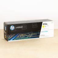 HP Original 414A Yellow Toner W2022A (2100 Page Yield) with ink level chip