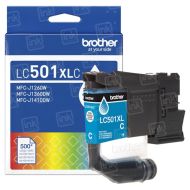 OEM Brother LC501XLC High Yield Cyan Ink Cartridge