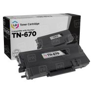 Remanufactured Brother TN670 Toner, Black