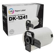 Compatible Brother DK-1241 Large Shipping White Paper Labels - 4 in x 6 in (101 mm x 152 mm)