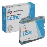 Compatible LC51C Cyan Ink for Brother
