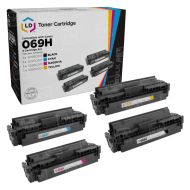 Compatible Canon 069H High Yield Toner Cartridge Set (Bk, C, M, Y)