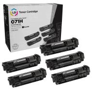 Compatible Canon 071H HY Black Toner 5-Pack
