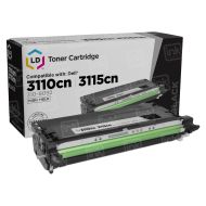 Remanufactured Dell 3110cn, 3115cn (PF030) Black Toner