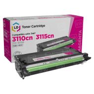 Remanufactured Dell 3110cn, 3115cn (RF013) Magenta Toner