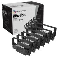 Epson Compatible ERC-30B Black POS Ribbon, 6-pack