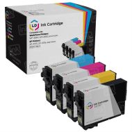 Set of 4 Remanufactured Epson T212XL High Yield Ink Cartridge (Black, Cyan, Magenta, Yellow)
