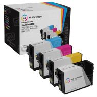 Remanufactured 702XL 4 Piece Set of Ink for Epson