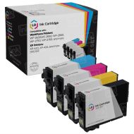 Set of 4 Epson 220XL HY Remanufactured Ink Cartridges: 1 Each of Black, Cyan, Magenta, Yellow