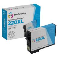 Remanufactured Epson 220XL HY Cyan Ink Cartridge (T220XL220)