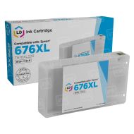 Remanufactured Epson T676XL220 HY Cyan Inkjet Cartridge