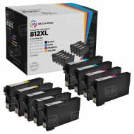 Reman Epson T812XL Set of 9 (3 BK & 2 CMY)