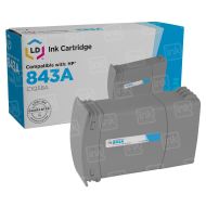 Remanufactured HP 843A Cyan Inkjet Cartridge (C1Q58A)