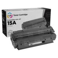 Compatible HP 15A Standard Yield Black Toner Cartridge, C7115A