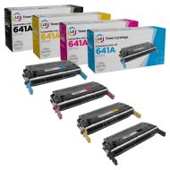 LD Remanufactured Replacement for HP 641A (Bk, C, M, Y) Toners