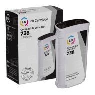 Remanufactured HP 738 Matte Black (130ml) Ink Cartridge (498N4A)