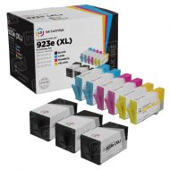 Set of 9 Remanufactured HP 923e High Yield Ink Cartridge (Black, Cyan, Magenta, Yellow)