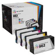 Set of 4: Compatible HP 962 (Bk, C, M, Y) Standard Yield Ink Cartridges