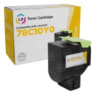 Lexmark Compatible 78C10Y0 Yellow Toner Cartridge