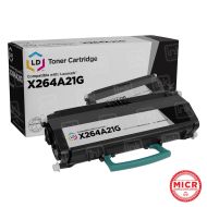 Remanufactured Lexmark X264A21G Black MICR Toner