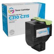 Remanufactured Xerox C310 / C315 Series HY Cyan Toner Cartridge, 6R04365