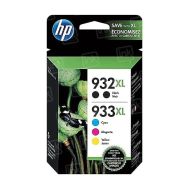 OEM HP 932XL/933XL High Yield Ink Cartridges (2 Black/1 of each Cyan/Magenta/Yellow), N9H69FN