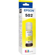 Epson OEM T502 Yellow Ink Bottle, 70ml