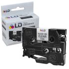 Compatible Replacement for TZe131 Black on Clear Tape for the Brother P-Touch