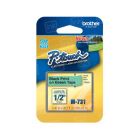 OEM Brother M731 Black on Green Tape