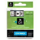 OEM Dymo 45010 Black on Clear 1/2" Tape