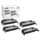 LD Remanufactured Replacement for HP 644A (Bk, C, M, Y) Toners