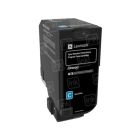 Original Lexmark 74C1SC0 Cyan Toner