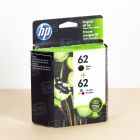 OEM HP 62 N9H64FN Pack of 2 Black/Tri-color Ink