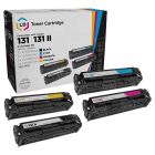 Remanufactured Canon 131 Set of 4 Toner Cartridges