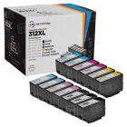 Remanufactured T312XL 13 Piece Set of Ink for Epson