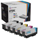 Remanufactured 273XL 5 Piece Set of Ink for Epson