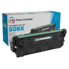 Compatible HP 508X HY Cyan Laserjet Toner Cartridges, CF361X 