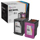 Reman HP 901XL HY Black & 901 Color Ink Set