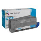 Compatible Cyan Okidata 46507603 Toner