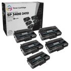 5 pack of Ricoh Remanufactured 406465 High Yield Black Toner Cartridge