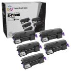 5 Pack Compatible Ricoh 841886 Standard Yield Black Toner Cartridge