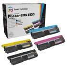 Set of 4 Compatible Xerox 113R695 Toner Cartridges (Bk/C/M/Y)